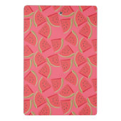 ピンクモダンのスイカ、夏 ミニクリップボード (裏面)