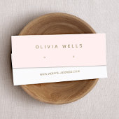 ピンクモダンのスタッドイヤリングディスプレイミニ スキニー名刺