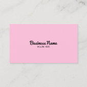 ピンクモダンのスプリンクルアイスクリームと菓子 名刺 (裏面)