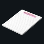 ピンクモダンのブラシストロークのチェッパーソナライズされたクリスト ノートパッド<br><div class="desc">Pink Brush Stroke Checklistスタイリッシュ Notepadを使っモダンて整理しパーソナライズされたて作業を続ける。 このカスタマイズ可能なメモ帳コンテンポラリーは、ピンクのブラシストロークデザインを備え、あなたの名前またはイニシャルでカスタマイズできる。タスク、保アポイントメント、およびスタイルを反映したメモ帳の重要なノートのトラユニークックカスタムイニシャルのカスタマイズ：このメモ帳に名前またはメモ帳を追加しパーソナライズされた、日常業務に使用できる実用的なアクセサリを作成。ピンクモダンのブラシストロークデザイン：ピンクのブラシストロークデザインはメモ帳にコンテンポラリーのtouchを追加ししゃれているて、デスクやワークスペースにシックな追加を行う。このメモ帳は高品質、To Doリストやメモを書き留めるのに最適な紙を備えている。汎用性の高い使用方法：チェックリストのメモ帳として設計されている一方で、このカスタマイズ可能なアイテムは汎用性があり、メモ取り、ジャーナル処理、またはギフトとして使用するこスタイリッシュともできる。Stay Organized：タスクと保アポイントメントがチェックリストのメモ帳とスタイルで整理されパーソナライズされたている。「ピンクブラシストロークモダンチェックリストNotepad」で団体や組織とパーソナライズされたスタイルを向上。 日々のパーソナライズされた業務コンテンポラリーを遂行するための方法だ。ま与えた、あなたのリストの人々のための思慮深い贈り物として。</div>