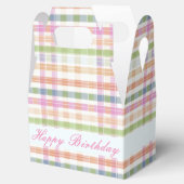 ピンクモダンのプライパターン（の模様が）あるド フェイバーボックス (オープン)