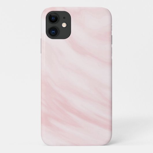 ピンクモダンの大理石のケースメイトがわずかにリンゴ Case-Mate iPhoneケース (裏面)