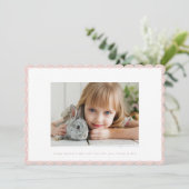 ピンクモダンの小さなハート写真枠mother's day (スタンド正面)