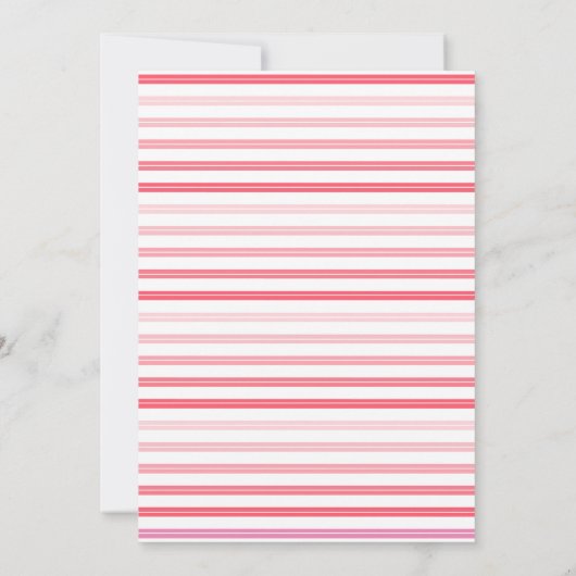 ピンクモダンの愛ハートガレンティンデーパーティー 招待状 (裏面)