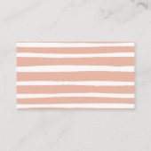 ピンクモダンの振りかけるドーナツベーカリーケーキペストリー 名刺 (裏面)