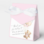 ピンクモダンの書道bearly wait shower フェイバーボックス (正面サイド)