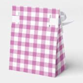 ピンクモダンの格子模様 フェイバーボックス (裏面サイド)