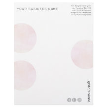 ピンクモダンの水のカラーサークル事業