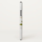 ピンクモダンの水彩フローラブーケモノグラム Case-Mate iPhoneケース (裏面/右)