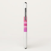 ピンクモダンの水彩蝶モノグラム Case-Mate iPhoneケース (裏面/左)