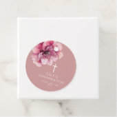 ピンクモダンの水色フローラの確認 フェイバータグ (インサイチュ)