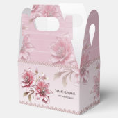 ピンクモダンの花好き箱 フェイバーボックス (オープン)