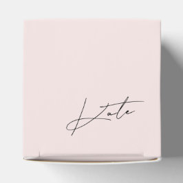 ピンクモダンの花嫁プロポーザル フェイバーボックス