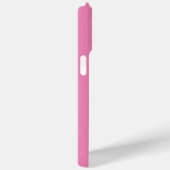 ピンクモダンの赤の名前モノグラム Case-Mate iPhoneケース (裏面 / 右)