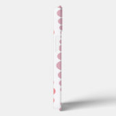 ピンクモダンの長方形 Case-Mate iPhoneケース (裏面 / 右)