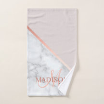 ピンクモダンイニシャル