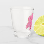 ピンクモダンイーハウ女性のカーボーイカウボーイハットロデオ ショットグラス (左)