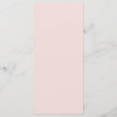 ピンクモダンエレガントガールズバプテスマ メニュー (裏面)