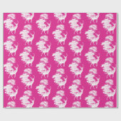 ピンクモダンエレガントディアカントリー ラッピングペーパー (フラット)