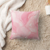 ピンクモダンエレガントマーブル クッション (ブランケット)