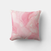 ピンクモダンエレガントマーブル クッション (正面)