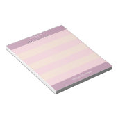 ピンクモダンオフィス学校先生ママ学生向けメモ ノートパッド (アングル)