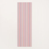 ピンクモダンオレンジパープルのシックなバロック柄 ヨガマット (裏面)