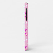 ピンクモダンガーリー女性のカーボーイウエスタンブーツスターズピンク Case-Mate iPhoneケース (裏面/左)