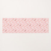 ピンクモダンクパーソナライズされた ヨガマット (裏面(横))