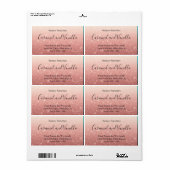 ピンクモダングリッターキャンドルラベル ラベル (フルシート)