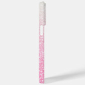 ピンクモダングリッターシガーリーックパーソナライズされた名 Case-Mate iPhoneケース (裏面 / 右)