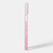 ピンクモダングリッターシガーリーックパーソナライズされた名 Case-Mate iPhoneケース (裏面 / 右)