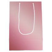 ピンクモダングリッターバルーンプロモーション抱き枕 ミディアムペーパーバッグ (裏面)