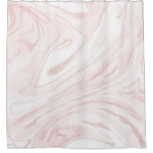 ピンクモダングリッター大理石 シャワーカーテン (正面)