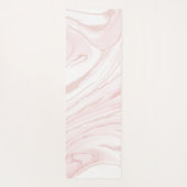 ピンクモダングリッター大理石 ヨガマット (裏面)