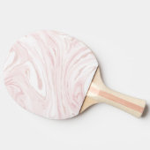 ピンクモダングリッター大理石 卓球ラケット (横)