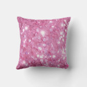 ピンクモダングリッター最高のBesties Friend クッション (裏面)