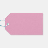 ピンクモダングリーンカラーブロックカスタムありがとう ギフトタグ (裏面横)