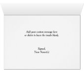 ピンクモダンコンテンポラリーサンキューカード (内部横(下))