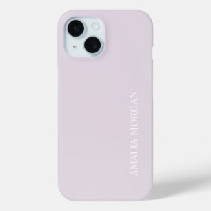 ピンクモダンスタイリッシュモノグラム iPhone 15ケース