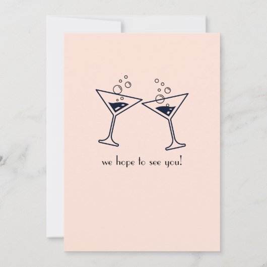 ピンクモダンダブルお祝いジョイント誕生日 招待状 (裏面)