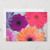 ピンクモダンデイジーフローラ医師デー サンキューカード (裏面)