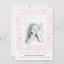 ピンクモダンデリバリメリーガール誕生のお知らせ