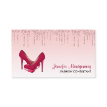 ピンクモダンドリップグリッターとハイヒール