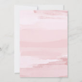 ピンクモダンドーナツとダイヤモンドブライダルシャワー 招待状 (裏面)