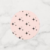 ピンクモダンハロウィーン誕生日 コンフェッティ (スモール正面)