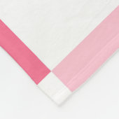 ピンクモダンハートラブコレクション フリースブランケット (角)