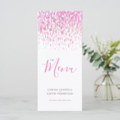 ピンクモダンパープルア結婚ートdabのメニュー メニュー (スタンド正面)