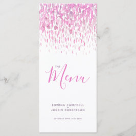 ピンクモダンパープルア結婚ートdabのメニュー メニュー