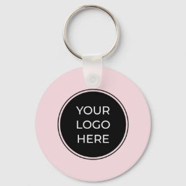 ピンクモダンビジネスQRコード キーホルダー